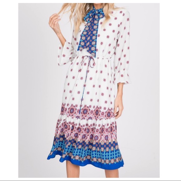 ✨LAST ONE ✨Bohemian chic gorgeous midi dress - Picture 4 of 7